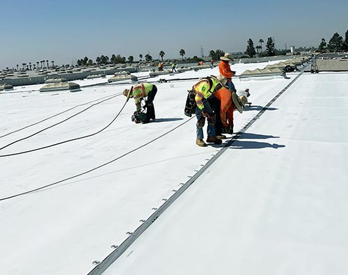 swan roofing reroof project